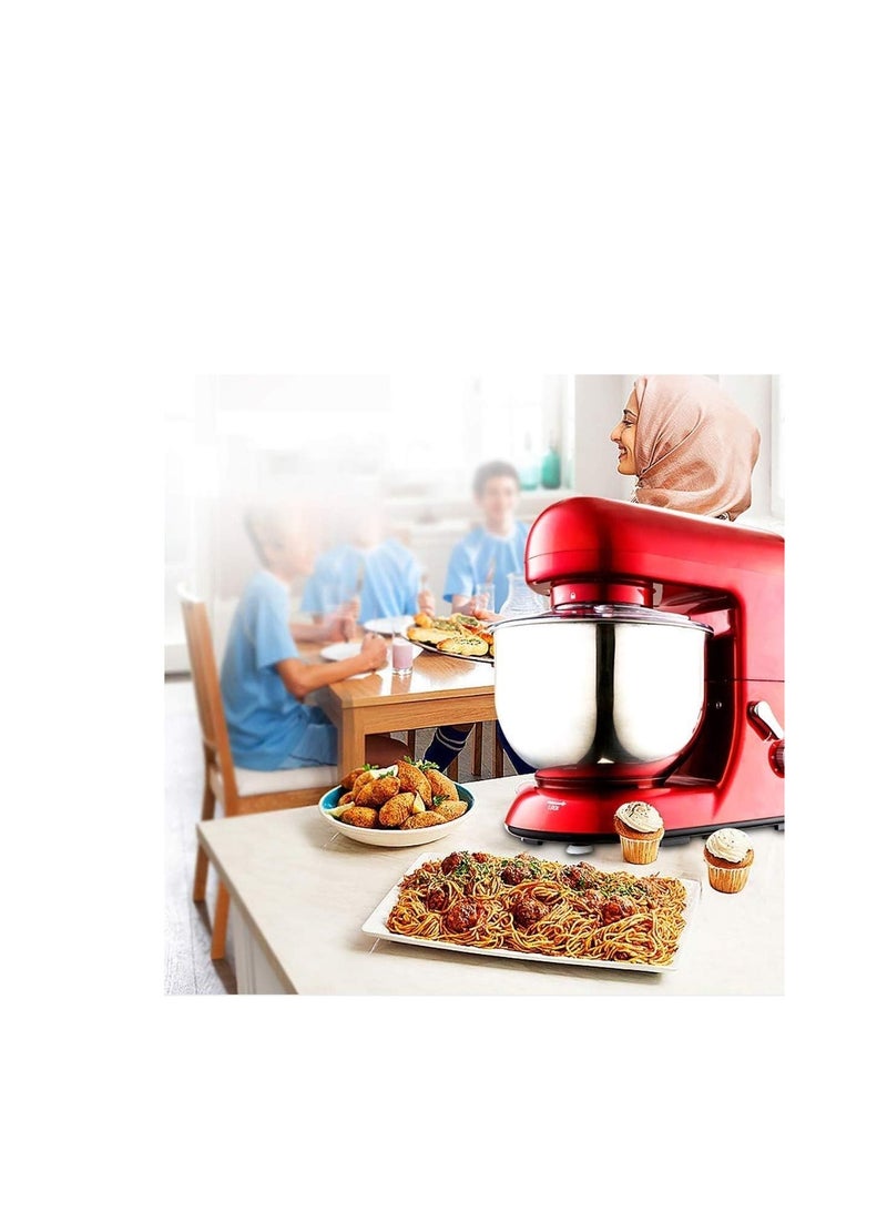 3.5L Stand Mixer – Compact & Powerful Electric Kitchen Mixer with Stylish Design, Dough Hook, Beater & Whisk – Ideal for Baking, Cakes & More  - Image 3