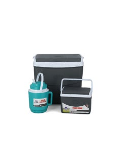 Keep Cold Durable Outdoor Ice Chest Combo Set with Easy Grip Assorted Color  - Image 3
