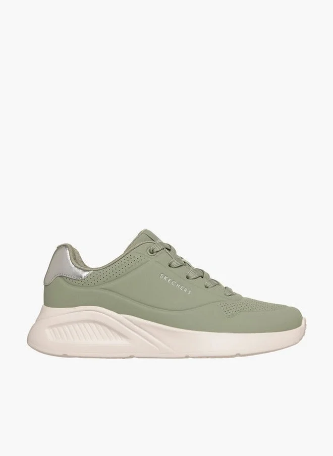 SKECHERS Women Uno Lite Lace-Up Ankle Sneakers
