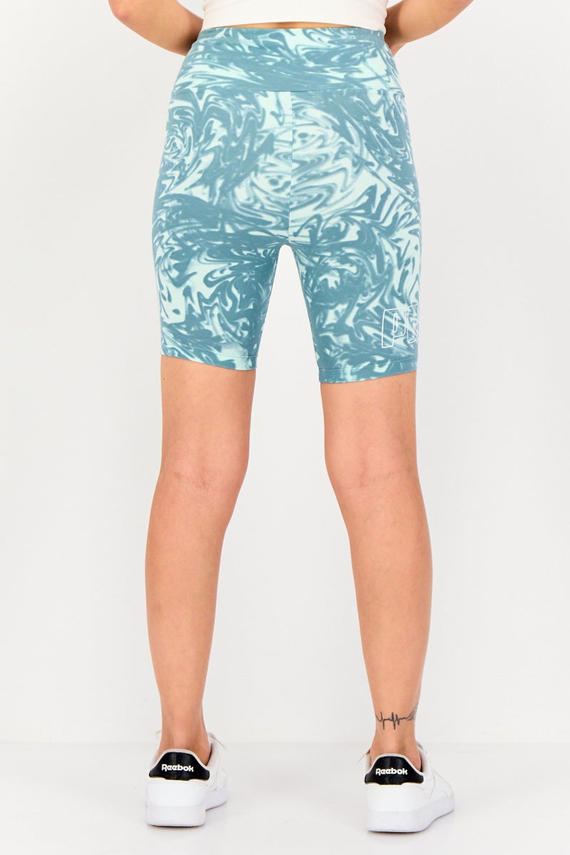 PUMA Women Sportswear Fit High Waist Cycling Shorts, Multicolor - Image 3