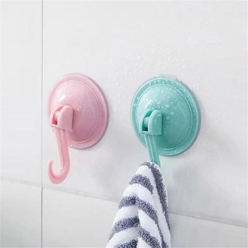 Beige Vacuum Suction Cup Hooks 30pcs Punch Free Self Adhesive Wall Hangers - Image 5