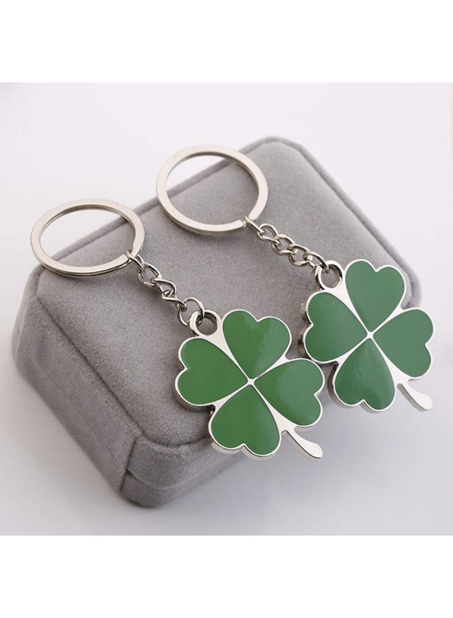 Cloverleaf Key Chain Ring Keychain Keyring Charm Pendants, The Keychain, St. Day present - Image 3