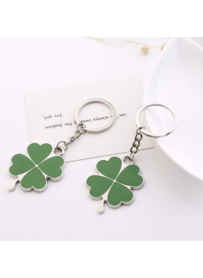 Cloverleaf Key Chain Ring Keychain Keyring Charm Pendants, The Keychain, St. Day present - Image 5