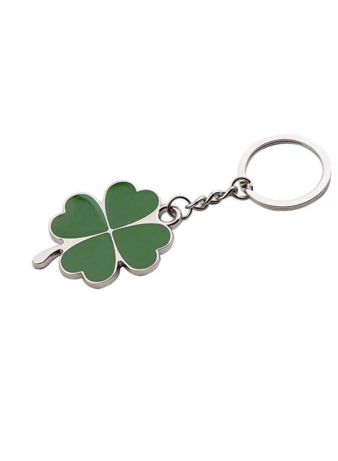 Cloverleaf Key Chain Ring Keychain Keyring Charm Pendants, The Keychain, St. Day present - Image 1