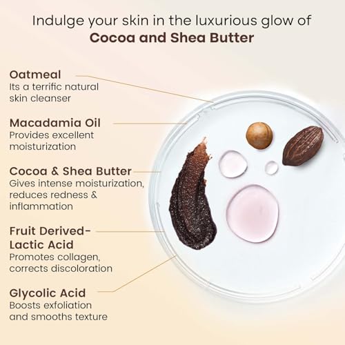 BRYAN  CANDY Bryan & Candy Sugar Body Scrub PH 5.5 For Tan Removal & Exfoliation | For Women & Men | 250g (Cocoa Shea) - Image 4