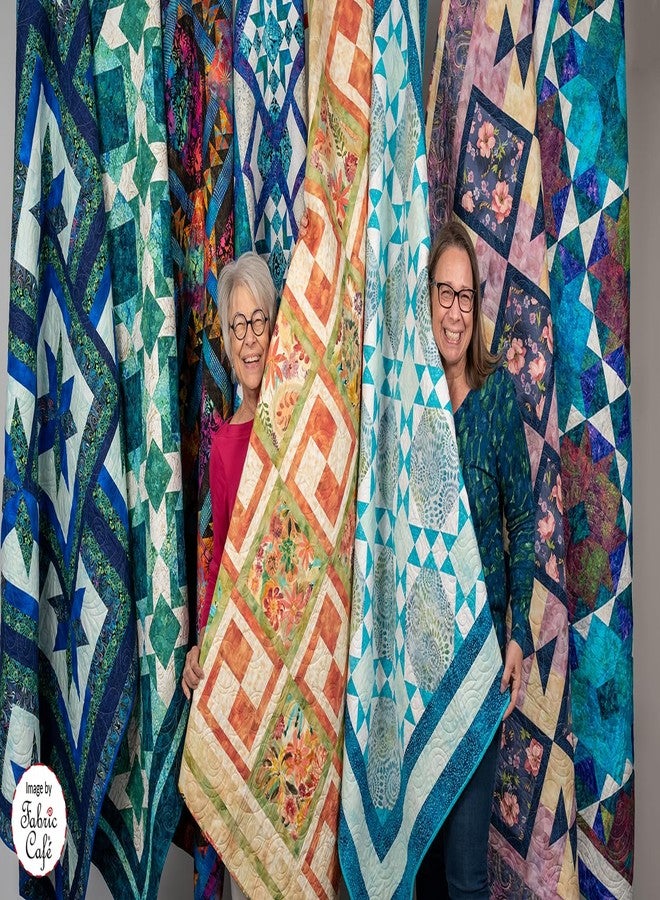 Fabric Cafe 2025 Fabulous 5-Yard Quilts - 8 New Printed Patterns - Simple Quilting Method - Queen/King Size Enlargement - Image 3