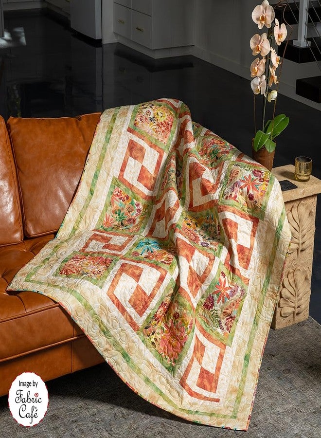 Fabric Cafe 2025 Fabulous 5-Yard Quilts - 8 New Printed Patterns - Simple Quilting Method - Queen/King Size Enlargement - Image 5