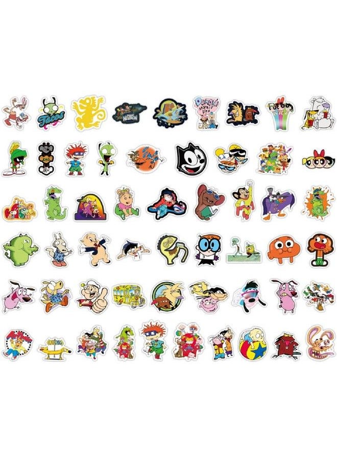 Generic - 100 Pcs Classic Cartoon Stickers Vinyl Waterproof Decals Party Favors For Kids 90S Memories Movie Stickers For Water Bottles Bikes Luggage Computer Skateboard Car Motorcycle - Image 1
