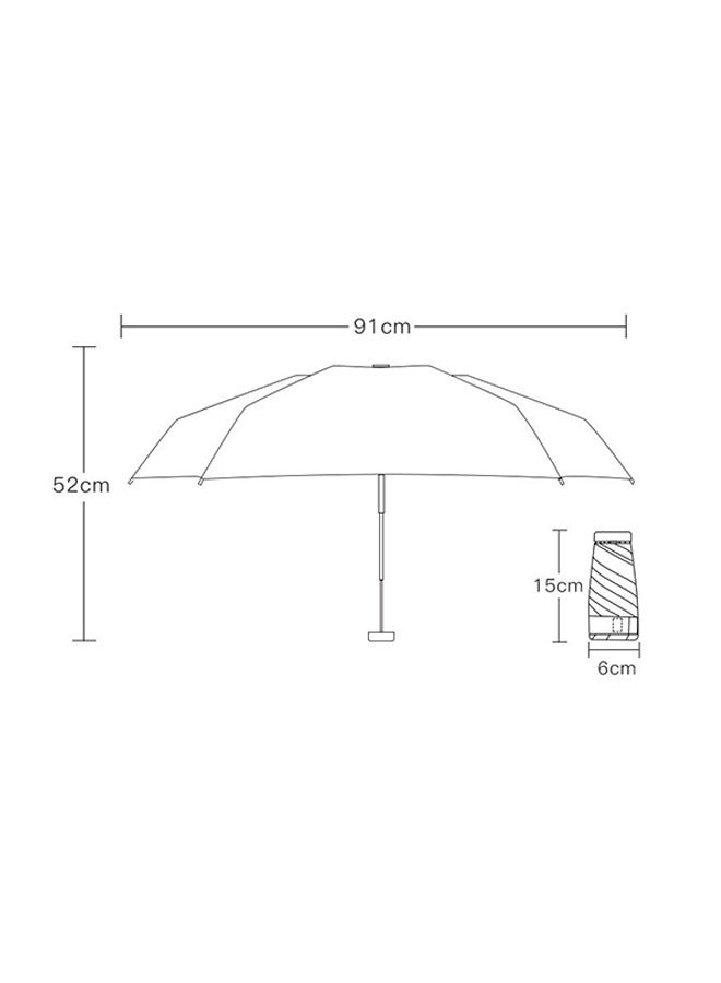 Mini Windproof Folding Travel Umbrella - Image 4