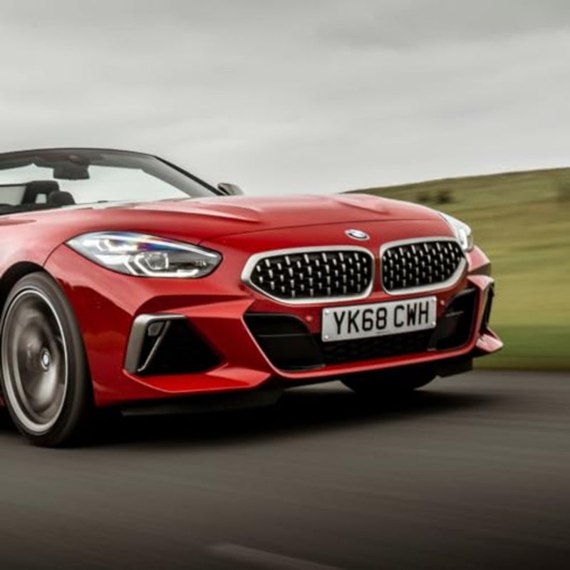 BMW Z4 M40i - نسخة طبق الأصل مصبوبة باللون الأحمر، عنصر جامعي نهائي، سيارات لعبة سيارات السباق، نموذج سيارة لعبة معدنية - حجم مجموعة السحب - 1:32، للأطفال من عمر 3 سنوات فما فوق - Image 5