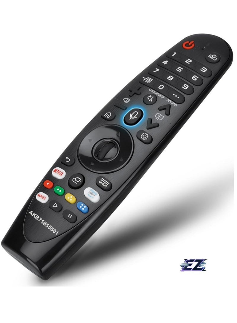PopZa "Magic Voice Remote for LG Smart TV – Replacement Magic Remote Control AN-MR20GA, AN-MR19BA, AN-MR18BA with Pointer and Voice Function" - Image 1