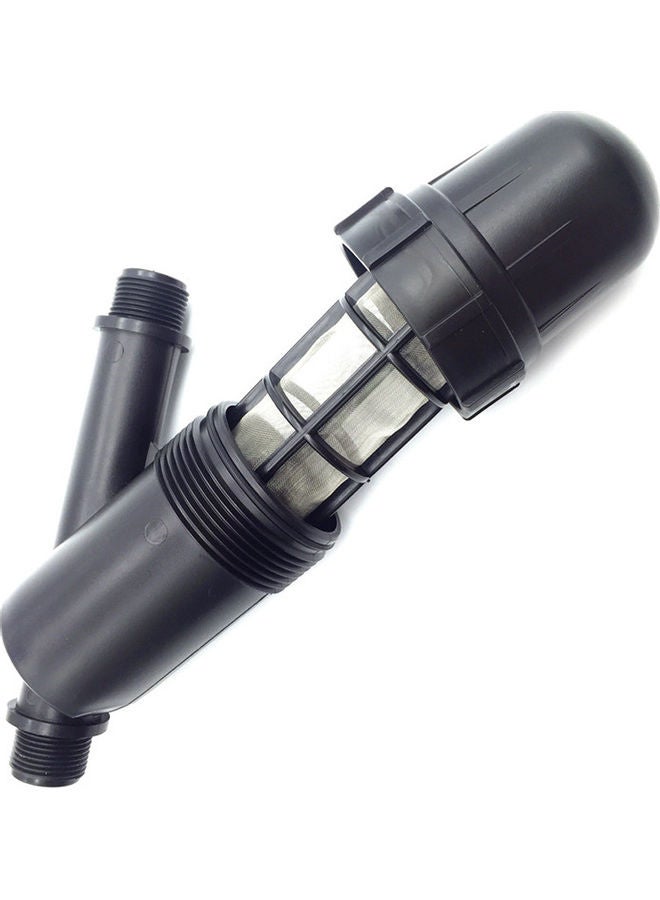 NIBEMINENT 1-Piece Garden Lawn Outdoors Watering Metal Net Filter black 16.0x16.0x9.0cm - Image 1