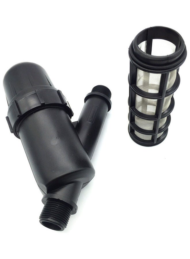 NIBEMINENT 1-Piece Garden Lawn Outdoors Watering Metal Net Filter black 16.0x16.0x9.0cm - Image 4