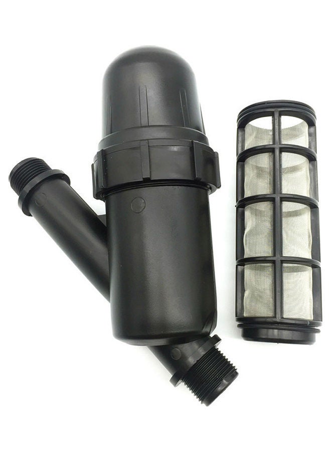 NIBEMINENT 1-Piece Garden Lawn Outdoors Watering Metal Net Filter black 16.0x16.0x9.0cm - Image 2