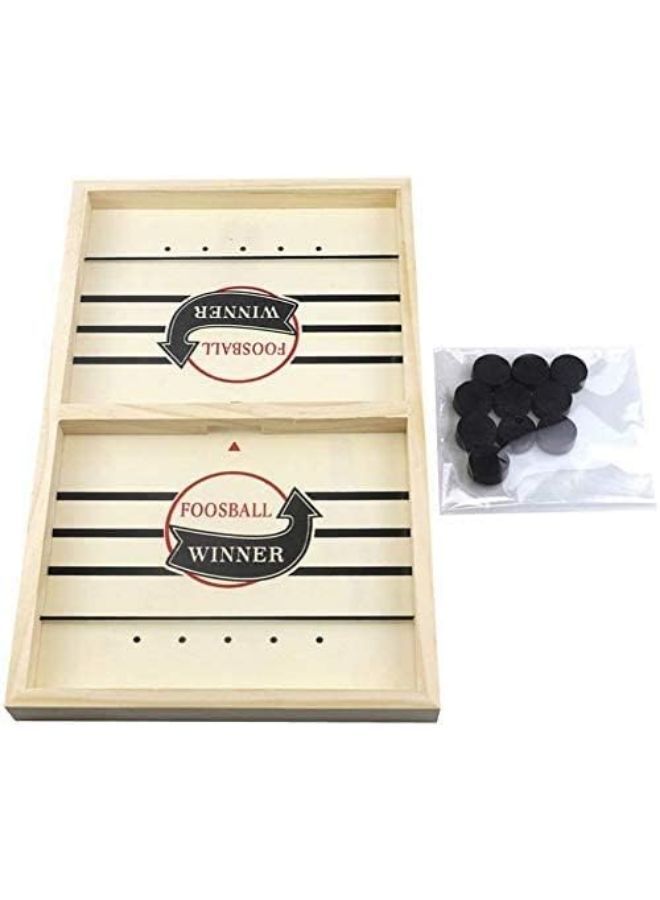 Slingshot Table Hockey Party Game, Bouncing Chess Hockey Game, Table Desktop Battle 2 in 1 Ice Hockey Game, Winner Board Games Toys for Parent-Child (37x24x3.5cm)  - Image 4