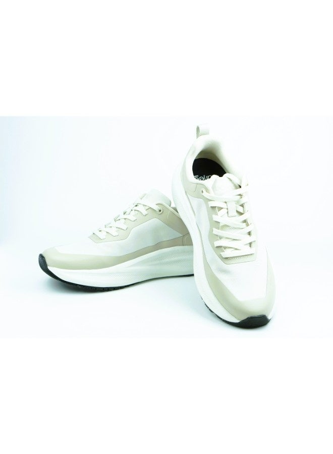 barjeel uno 008-3761 Barjeel Uno Mens Casual Laceup Shoes 689-009 Beige - Image 2