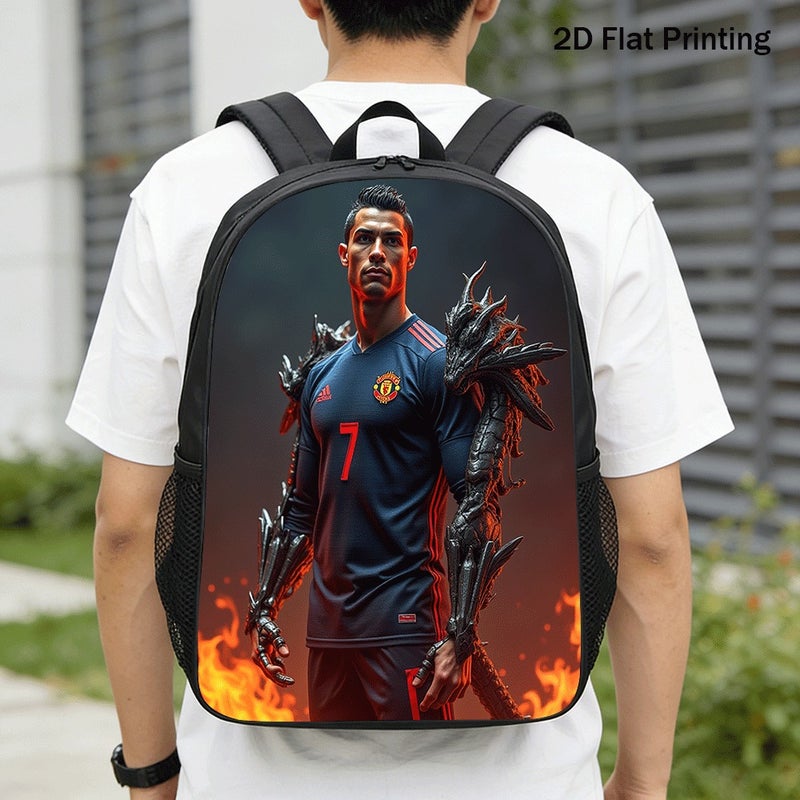 Sports Dragon Design Backpack Durable Water Resistant 2D Flat Print for work travel weekend outdoor outing for Men - Image 1