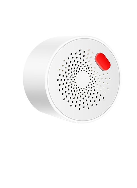 Smart TUYA WiFi Gas Detector (Natural Gas, Propane, and Other Flammable Gases), Loud 70dB Alarm, Phone Notifications, No Hub Required, Reliable Sensor, Modern White Status LED,With UK PLUG