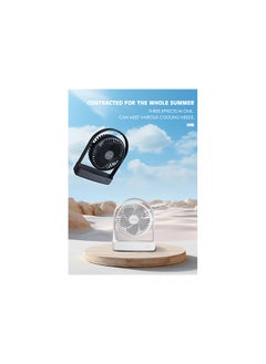 Lenyes LENYES LHF06 Portable USB Rechargeable Mini Fan with Adjustable Speeds, Quiet Operation, and Sleek Design for Home, Office, and Outdoor Use  - Image 2