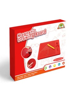 RAINBOW TOYFROG Magnetic Drawing Board Fully Enclosed Magnetic Beads & Stylus Pen Sensory Magnet Board For Kids Travel & Road Trip Essentials For Boys & Girls  - Image 2