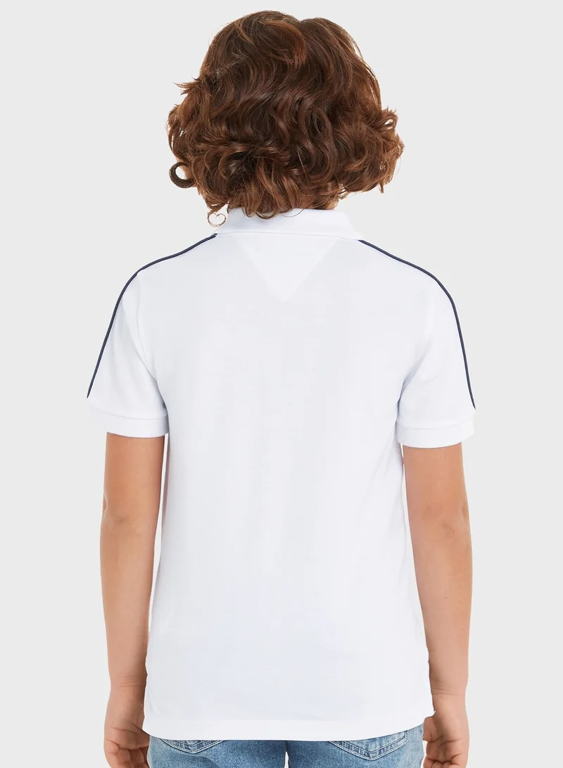 TOMMY HILFIGER Kids Logo Tape Polo