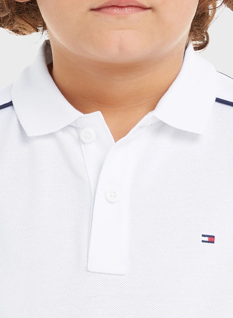 TOMMY HILFIGER Kids Logo Tape Polo