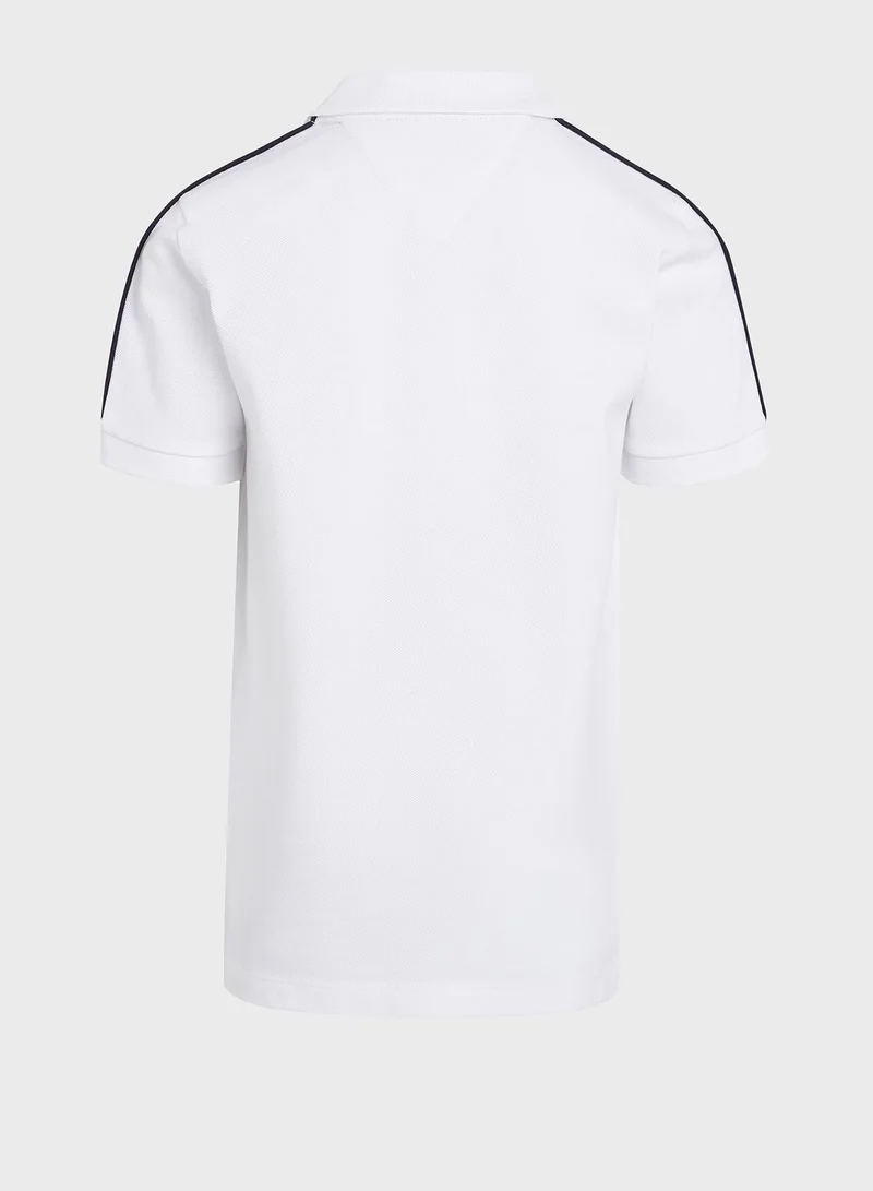 TOMMY HILFIGER Kids Logo Tape Polo