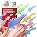 X-Protector XProtector Rubber Dinosaur Slingshot 12 PCS Pack Flying Finger Slingshot Dinosaur Flingers Sling Shot Toys for Kids Funny Adult Pinata Stuffers Premium Slime for Fingers - Image 2