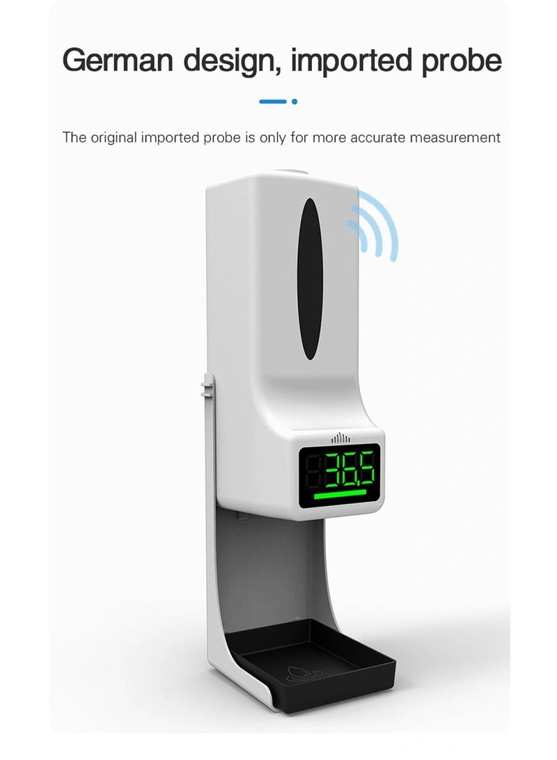 Crony K9 Pro X Automatic Temperature Measurement&Disinfection Mach Intelligent Sensor Soap Dispenser with Thermometer Infrared Thermometer Dispenser - Image 2