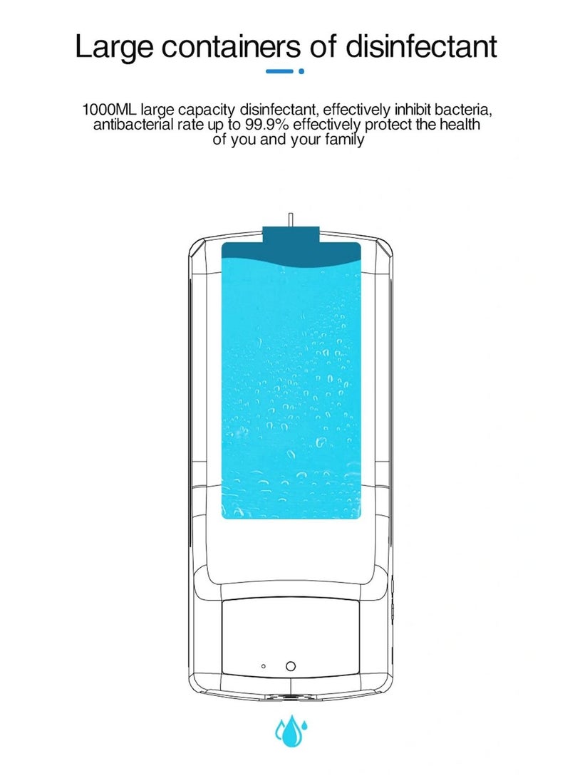 Crony K9 Pro X Automatic Temperature Measurement&Disinfection Mach Intelligent Sensor Soap Dispenser with Thermometer Infrared Thermometer Dispenser - Image 4