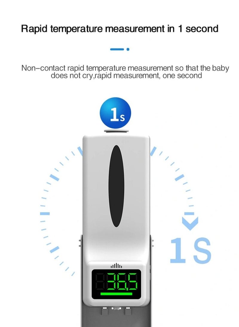 Crony K9 Pro X Automatic Temperature Measurement&Disinfection Mach Intelligent Sensor Soap Dispenser with Thermometer Infrared Thermometer Dispenser - Image 3