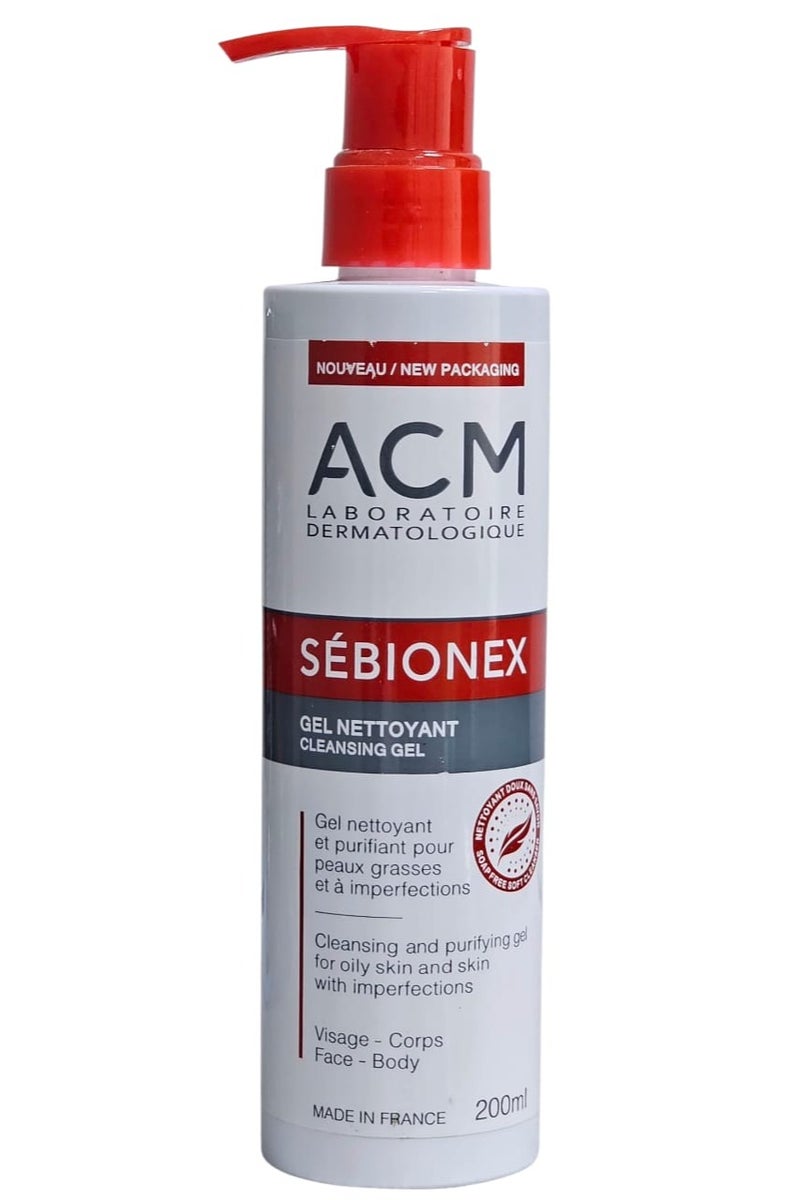 أيه سي أم سيبونيكس جل منظف للبشرة الدهنية والمعرضة للشوائب - 200مل