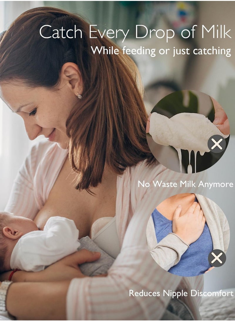 Momcozy - Momcozy Milk Collector for Breastmilk, Pea Breastfeeding Milk Catchers , Silicone Milk Collector Reusable Breast Milk Shell - Image 1