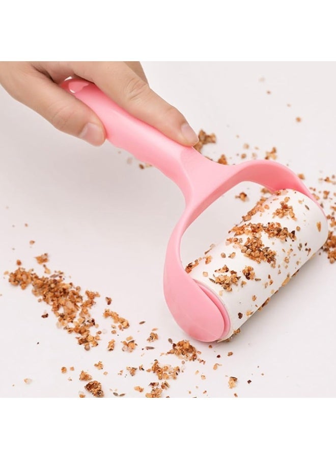 أسطوانة لاصقة لإزالة وبر وشعر الحيوانات الأليفة فائقة الالتصاق، سهلة الاستخدام رول لتنظيف الملابس والسجاد والأثاث ومقاعد السيارة، مزيل وبر وشعر للقطط والكلاب ومناسبة للاستخدام اليومي والسفر - Image 3