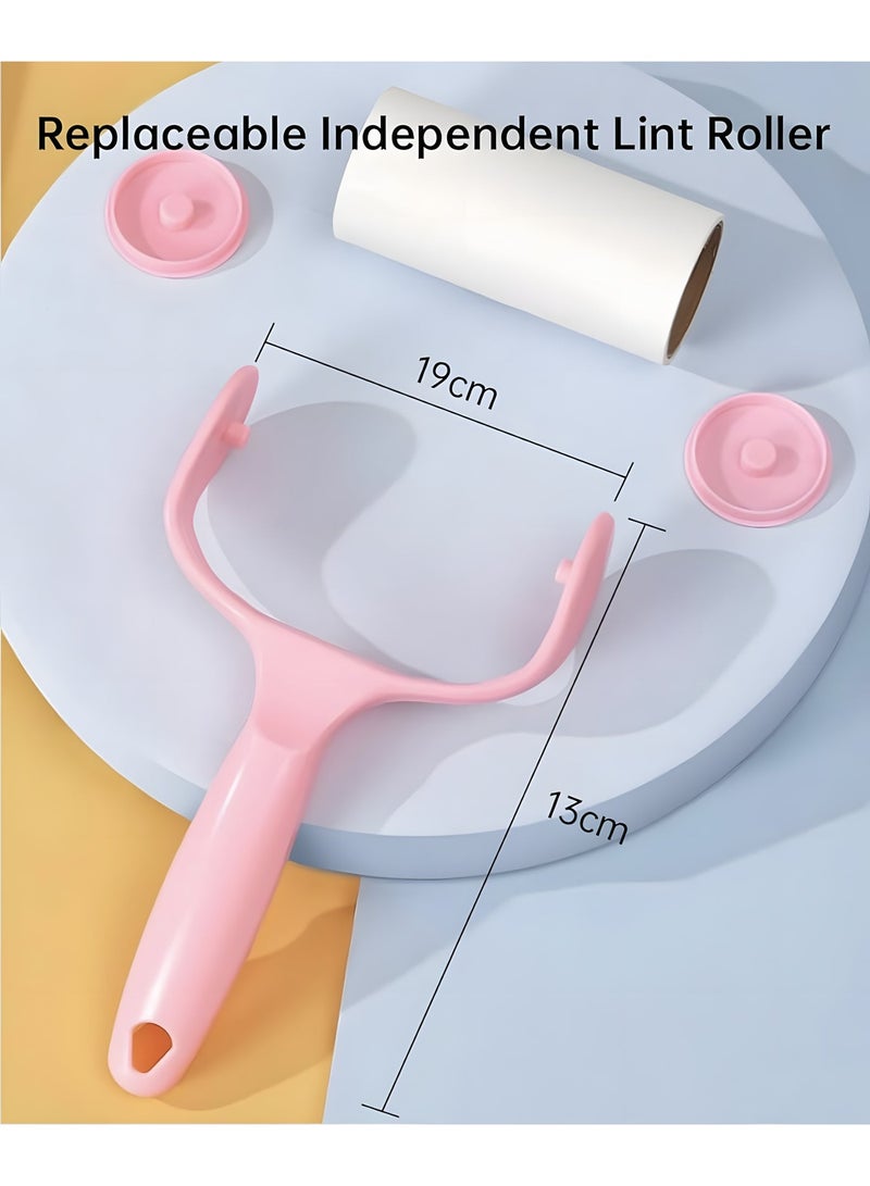 أسطوانة لاصقة لإزالة وبر وشعر الحيوانات الأليفة فائقة الالتصاق، سهلة الاستخدام رول لتنظيف الملابس والسجاد والأثاث ومقاعد السيارة، مزيل وبر وشعر للقطط والكلاب ومناسبة للاستخدام اليومي والسفر - Image 4