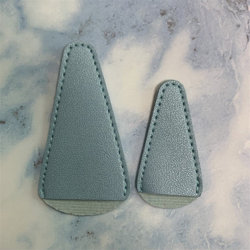 Fashion Beauty Cutters Large Small Size Protective Case Thickened Storage Case 12 Color Printable Logo Eyebrow Cutters Makeup Cutters Leather Case - Image 1