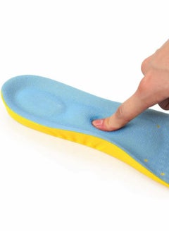 SYOSI Memory Foam Insoles, PU Orthotic Sport Insoles, Comfortable Breathable, Shock Absorption and Relieve Foot Pain, Plantar Fasciitis Arch Support Insoles (Men 38-42.5/ Women 37-42)  - Image 3