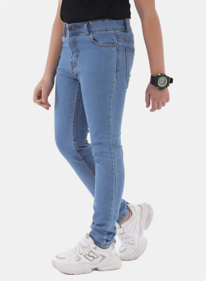 Kids'Slim jeans light blue - Image 1