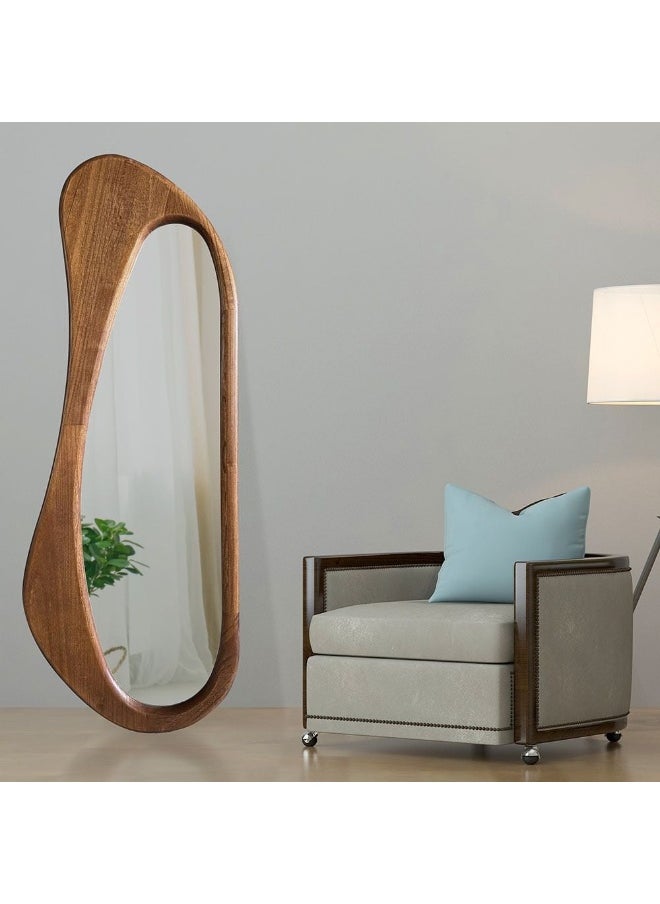 DANUBE HOME Aw24 Mio Biophilic Mirror Nature-Inspired Decorative Mirror With Organic Design Ideal For Home Office Bedroom Living Space Adds A Fresh Earthy Touch To Any Room  60X157Cm  - Image 2