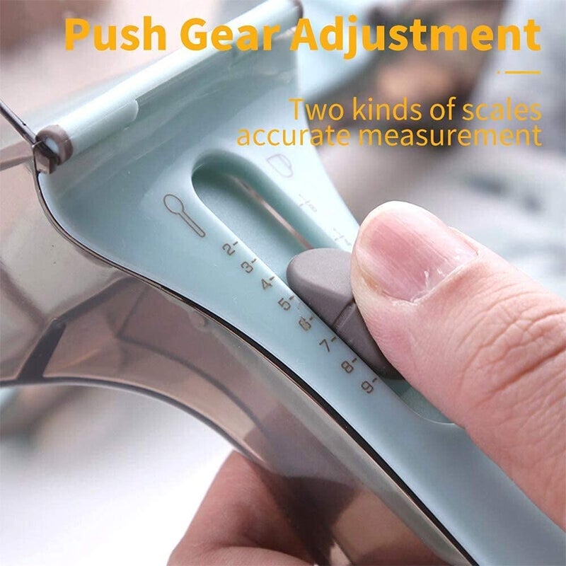 DIYA ENTERPRISE Kitchen Measuring Spoon Cup All in 1 Adjustable Liquid and Solid Foam Measuring Scale Spoon Perfect for Reading Set of 2 Plastic - Image 5