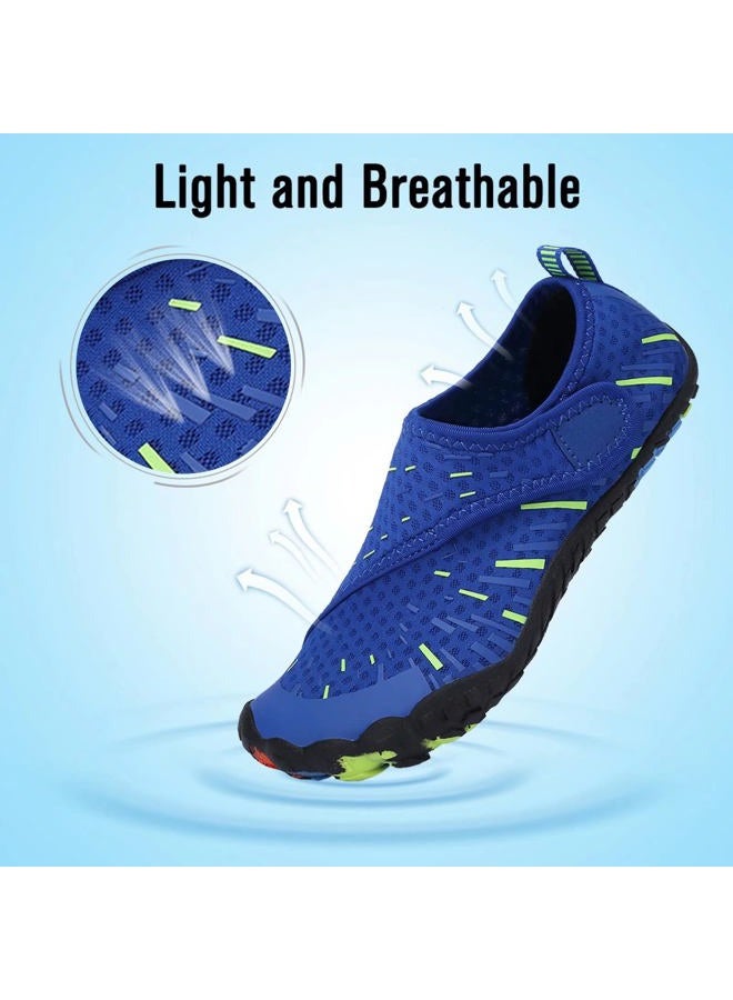 CIOR Boys & Girls Water Shoes Quick Drying Sports Aqua Athletic Sneakers Lightweight Sport Shoes(Toddler/Little Kid/Big Kid) U1ELJSX011-Blue.green-29 - Image 4