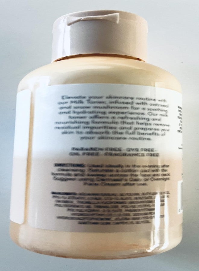 Dermasil Labs Oatmeal Milk Toner with Snow Mushroom, Pharmaceutical Research Formula, 4 FL OZ - Image 3