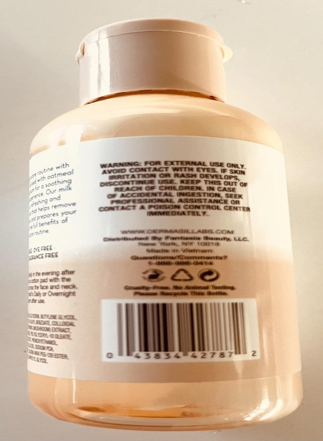 Dermasil Labs Oatmeal Milk Toner with Snow Mushroom, Pharmaceutical Research Formula, 4 FL OZ - Image 2