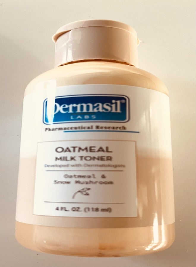 Dermasil Labs Oatmeal Milk Toner with Snow Mushroom, Pharmaceutical Research Formula, 4 FL OZ - Image 1