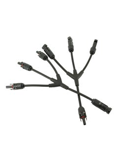 NIBEMINENT 2-Piece 3-In-1 Solar Photovoltaic Connector Set Black  - Image 5