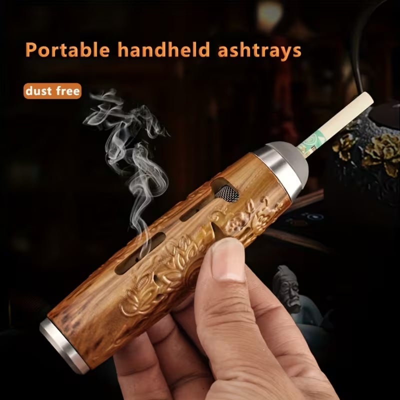 Exquisite gift box packaging, portable car ashtray, adopting innovative smoke and drip proof design, suitable for home or office - keep the car clean and odorless, protect clothing safety - ideal choice for travel smokers - Image 5
