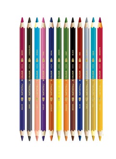 NATARAJ 12-Piece Dual Tip Wooden Colour Pencils Multicolour  - Image 2