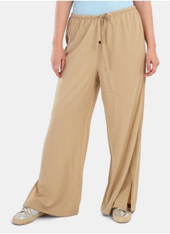 Clue Wide Leg Pants with Slits  - Image 1