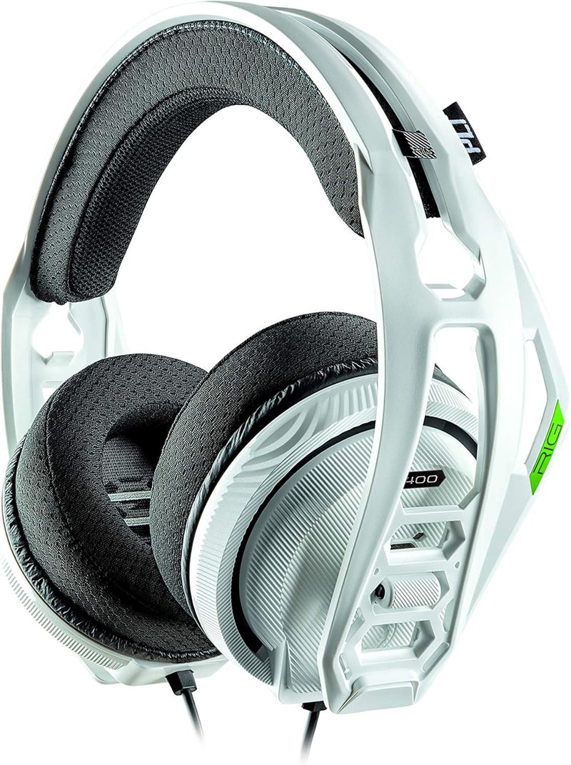 plantronics Nacon RIG RIG400HXW Gaming Headphones, Multi-platform compatibility, White - Image 1