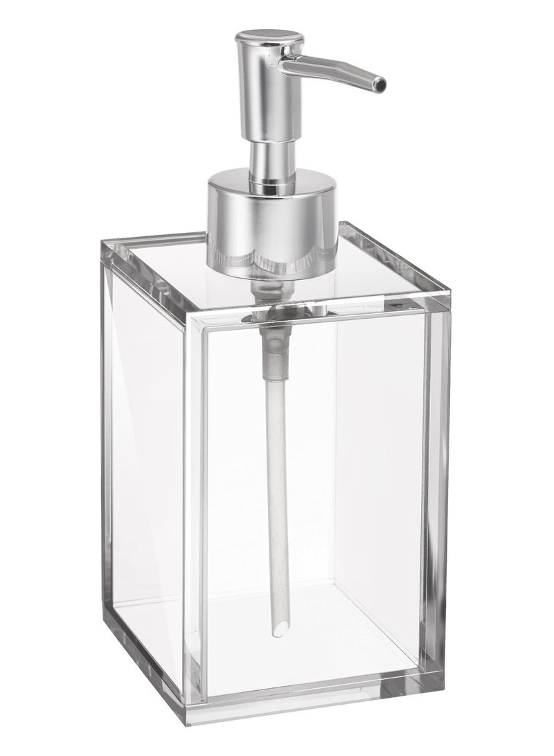 Ideal Pack Soap Dispenser, Acrylic Boady, Elegant Design for Kitchen & Bathroom 320 ml - Image 1